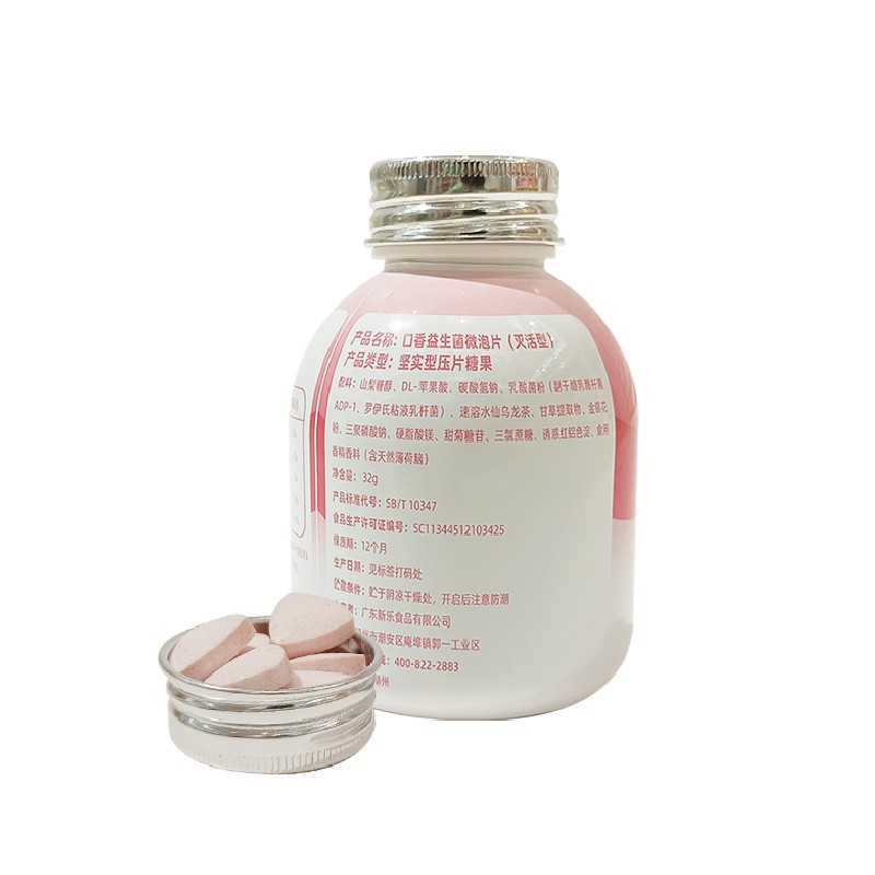 Probiotics Fizzy Tablets Factory - Oral Health Bad Breath Candy