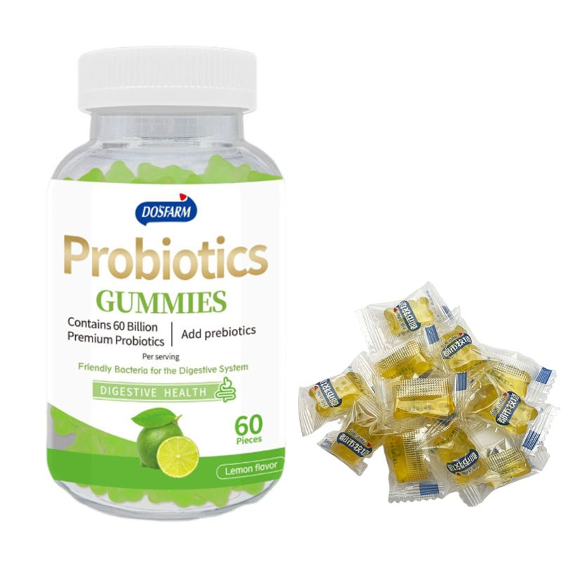 Probiotics Lemon Gummies Factory - Vitamin C Gummy Candy OEM