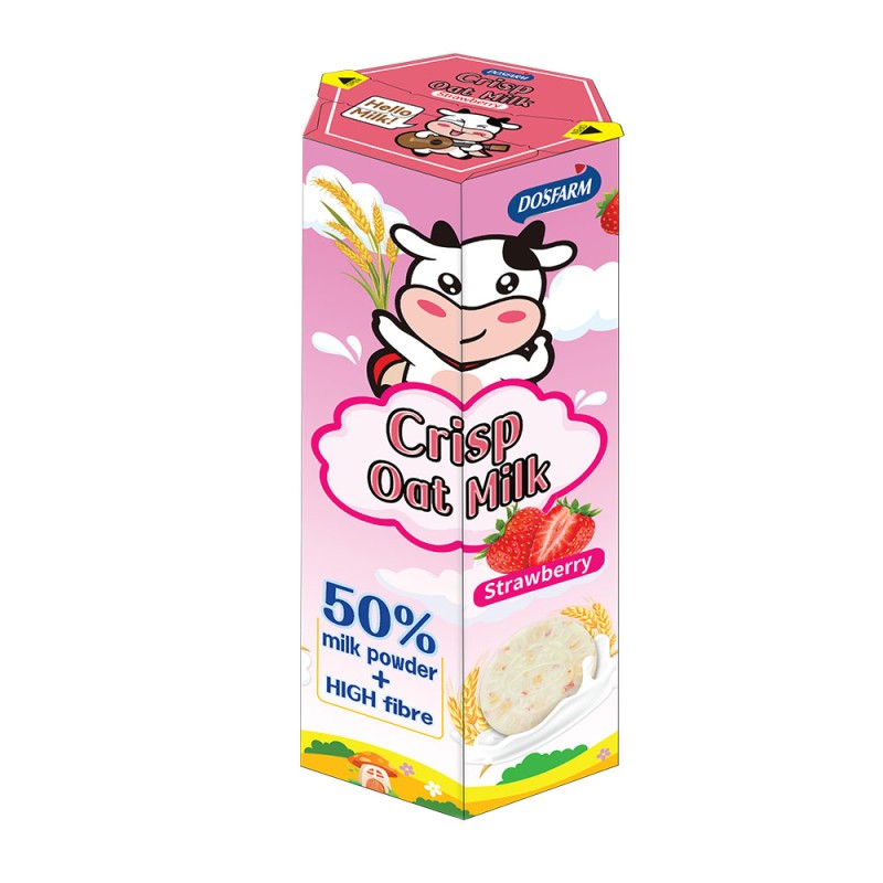Cheese Oat Crisps Factory - High Fiber Milk Powder Candy