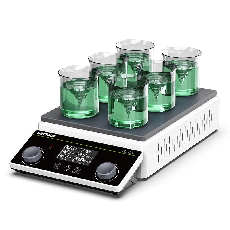 Magnetic Stirrer Manufacturer - Multi-position 3/6/9/12 with Hot Plate