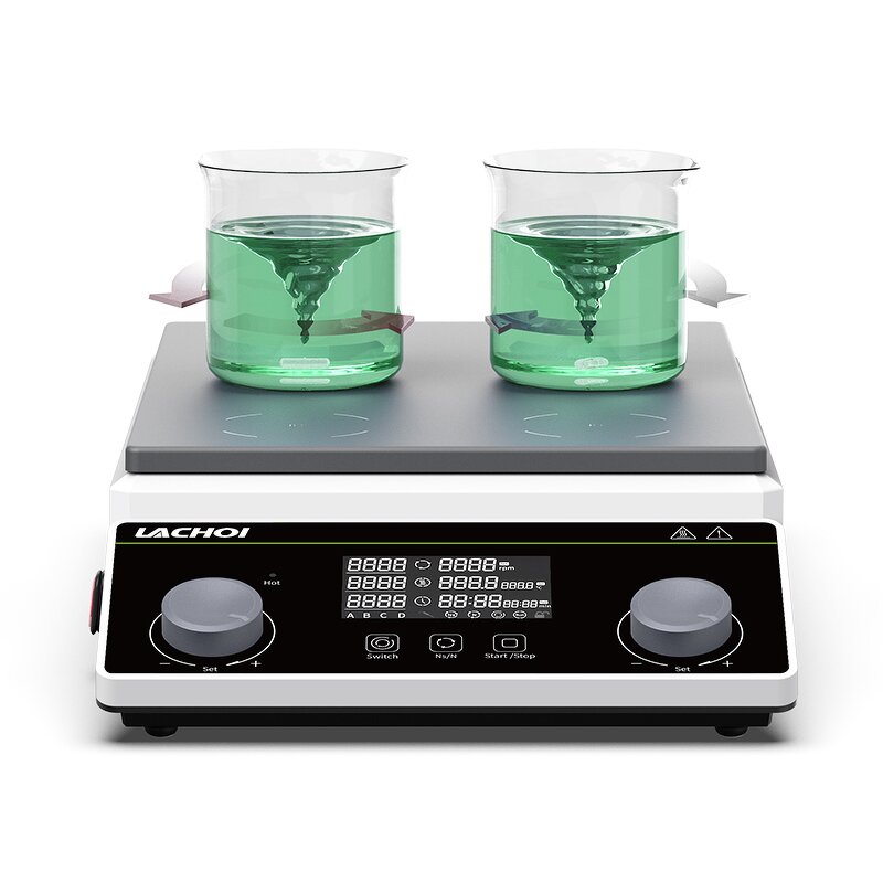 Magnetic Stirrer Manufacturer - Multi-position 3/6/9/12 with Hot Plate