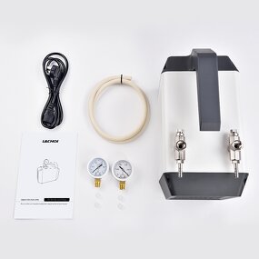 Hand Vacuum Pump Factory - Lab Use Medical with Pressure Gauge Oil-free