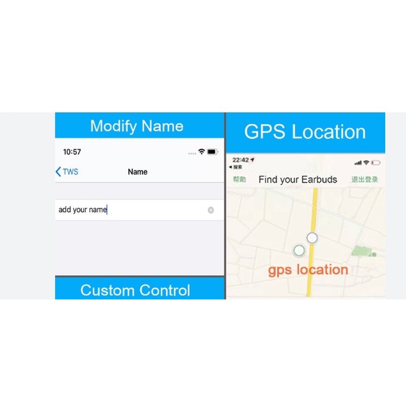 Wireless Earbuds Manufacturer - OEM High Quality US Y65 Gen4 ANC Full Function GPS Rename