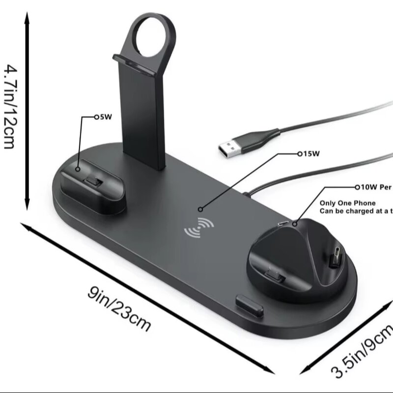 Wireless Charger Station Manufacturer - OEM Universal 15W Fast 6 5 in 1 Magnetic Phone Holder