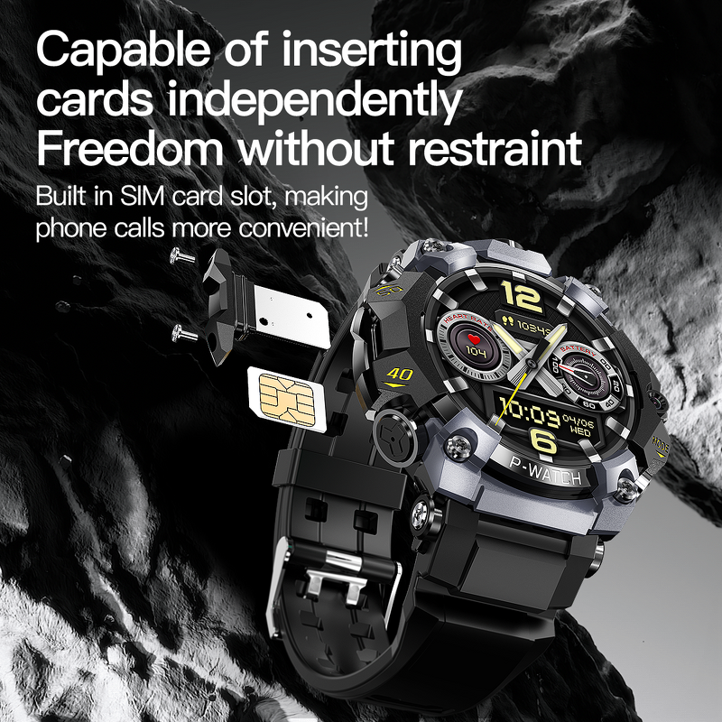 4G Android Smartwatch Manufacturer - OEM SIM Card Women Rugged Sports GPS WiFi Camera