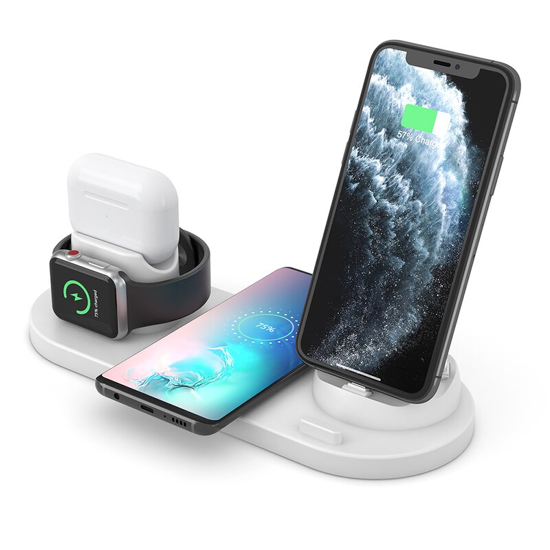 Wireless Charger Dock Manufacturer - OEM 6 in 1 15W Universal Fast Charger Holder for iPhone
