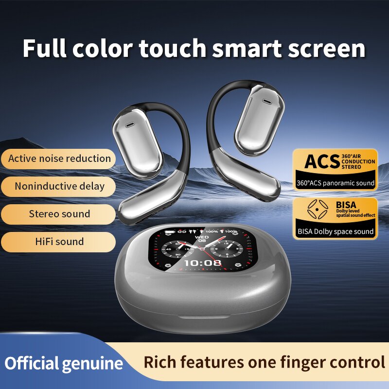 Open Ear Earbuds Manufacturer - OEM Top Quality ANC ENC AI Translation LED Touch OWS