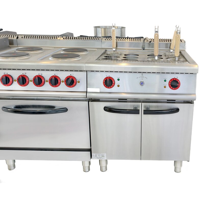 Electric Multi-Purpose Cooker Factory - Commercial Combo Heating Stove Vertical Noodle