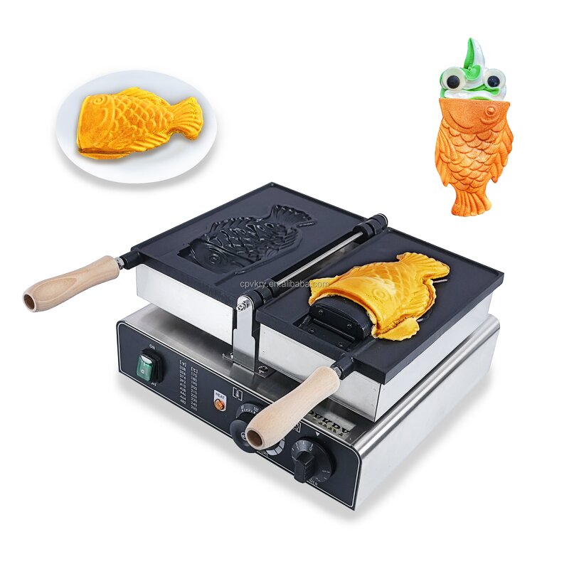 Temperature Adjustable Taiyaki Iron Factory - Non-Stick Stainless Steel Snack Machine