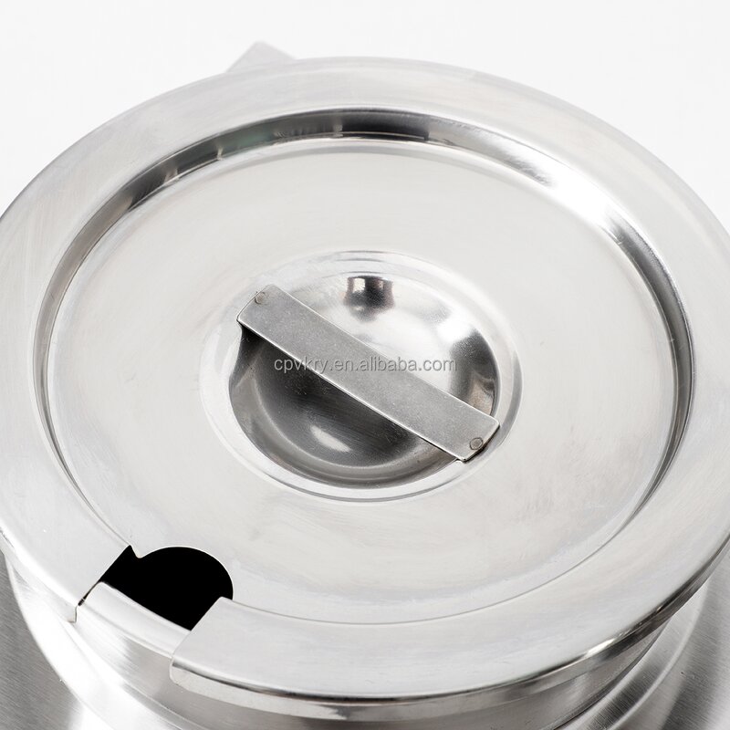 4L Bain Marie Factory - Commercial Stainless Steel 2-Pot Electric Soup Heater