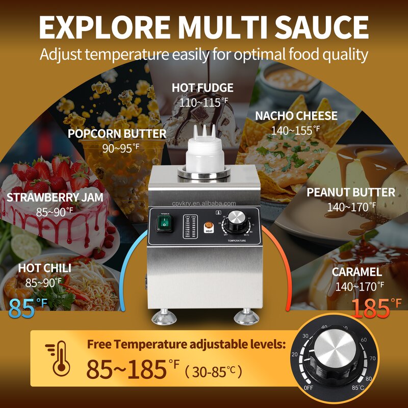 Electric Sauce Warmer Manufacturer - Commercial New Non-Stick Easy to Clean