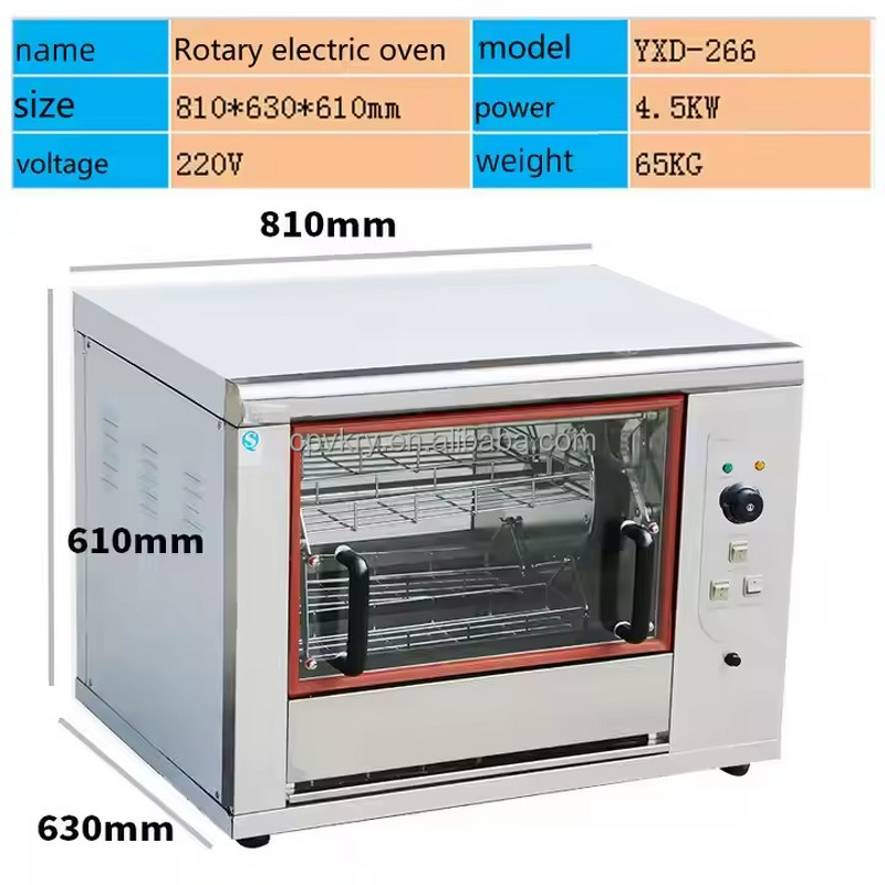 Desktop Oven Factory - Commercial Stainless Steel Automatic Rotary Hot Air