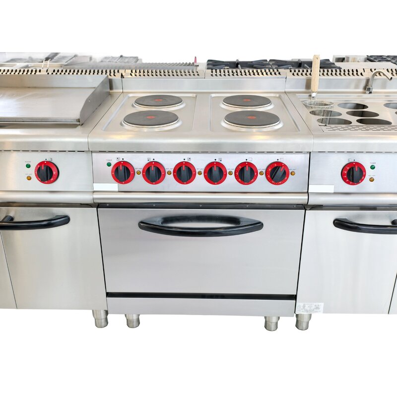 Electric Multi-Purpose Cooker Factory - Commercial Combo Heating Stove Vertical Noodle