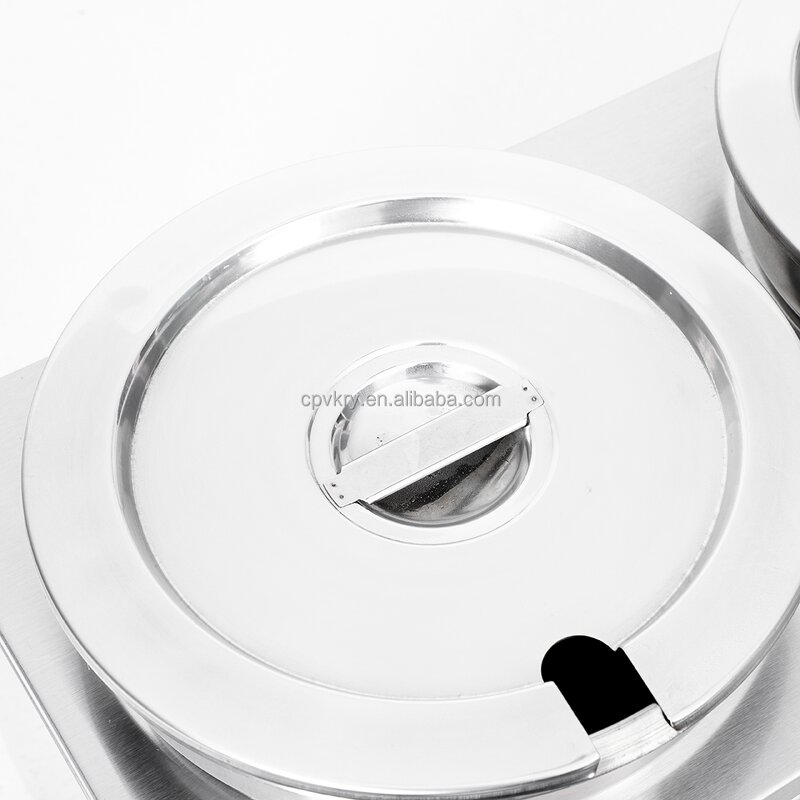 3-Pot Bain Marie Factory - Industrial Electric 7L Stainless Steel Food Warmer