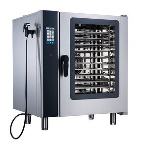 Industrial Combi Steam Oven Manufacturer - 10-Layer Rack Touch Screen LED Display