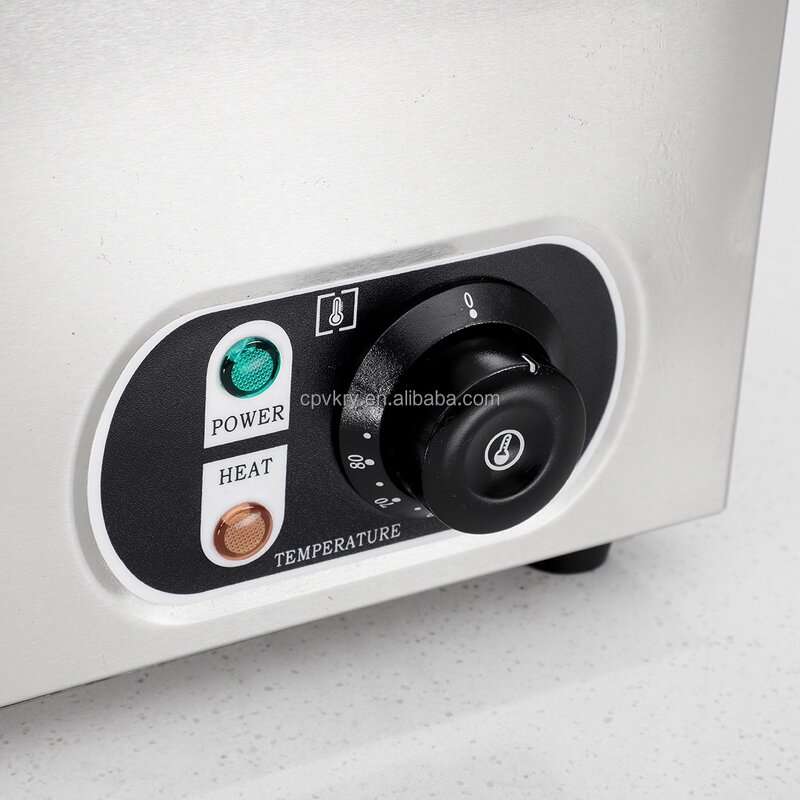 Deep Soup Warmer Factory - Commercial 4L 3 Pots Stainless Steel Bain Marie