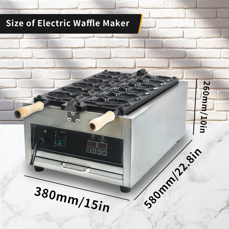 Industrial Taiyiki Cake Baking Machine Manufacturer - Non-Stick Stainless Steel