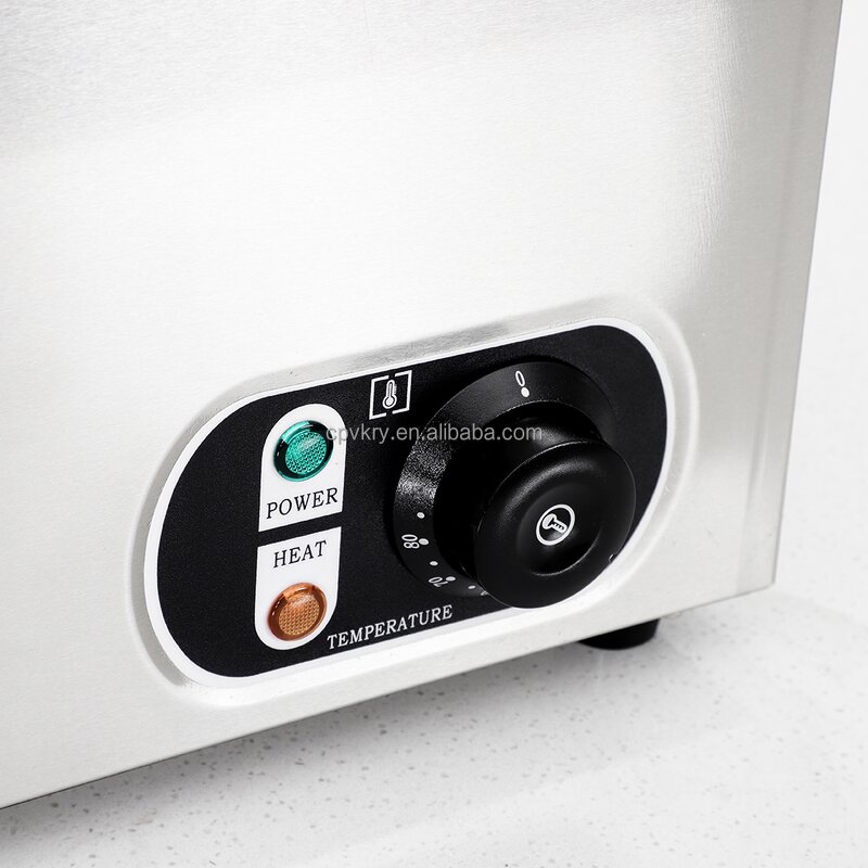 4L Bain Marie Factory - Commercial Stainless Steel 2-Pot Electric Soup Heater