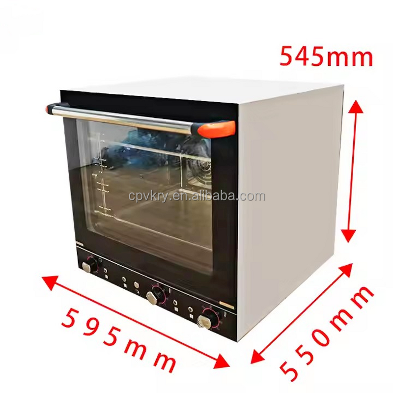 Commercial Electric Oven Manufacturer - Four-Layer Hot Air Circulation Dual Fan