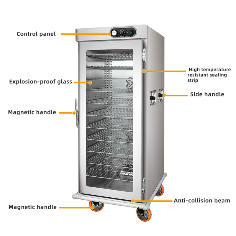 Food Warmer Cart Factory - Commercial Industrial Stainless Steel 9L 11 Trays
