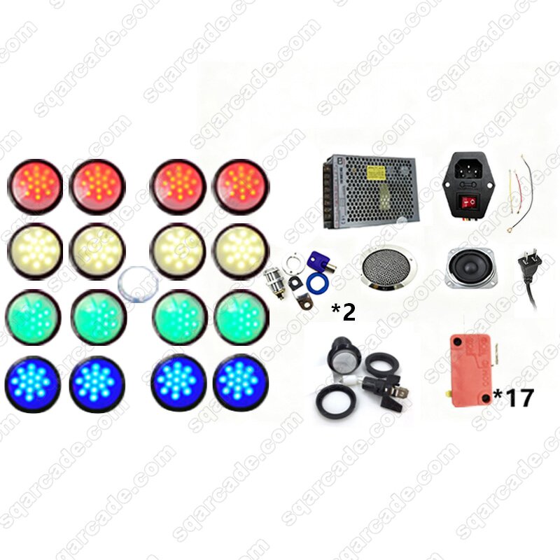 Coin Operated Arcade Kit Manufacturer - OEM DIY 2/4 Player Strike-a-Light Naughty Beans