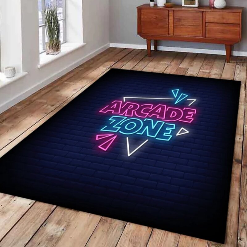 Arcade Rug Manufacturer - OEM Customizable Vintage 90s Street Style Gamer Decor