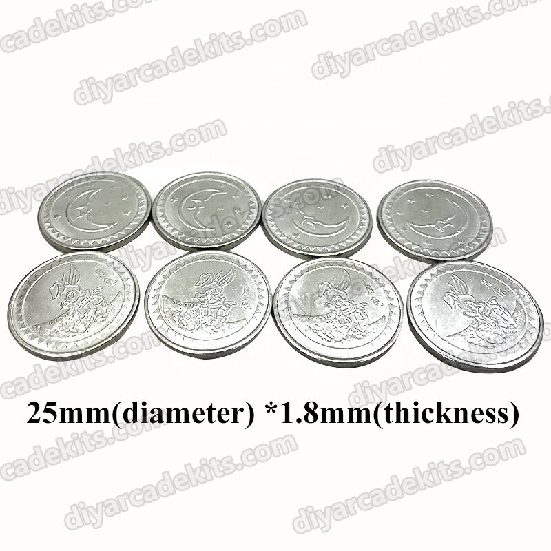 Game Token Manufacturer - OEM Chinese Custom Crane Claw Machines Metal Token Coins