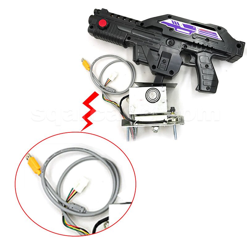 USB Gun Kit Manufacturer - OEM 4 in 1 Alien Game Shooter Parts for Arcade
