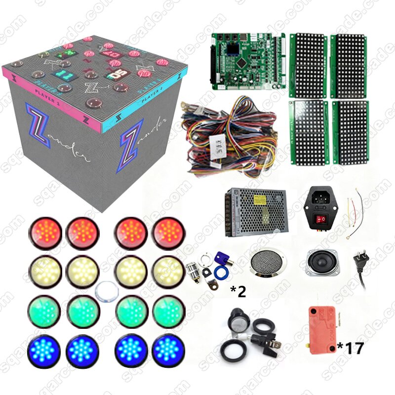 Arcade Machine DIY Kit Manufacturer - OEM Coin-Operated 2/4 Player Strike-Away Redemption