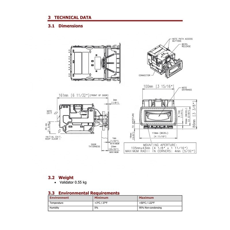 Bill Acceptor Manufacturer - OEM USB Reader Nv10 for Massage Chair Akzeptor