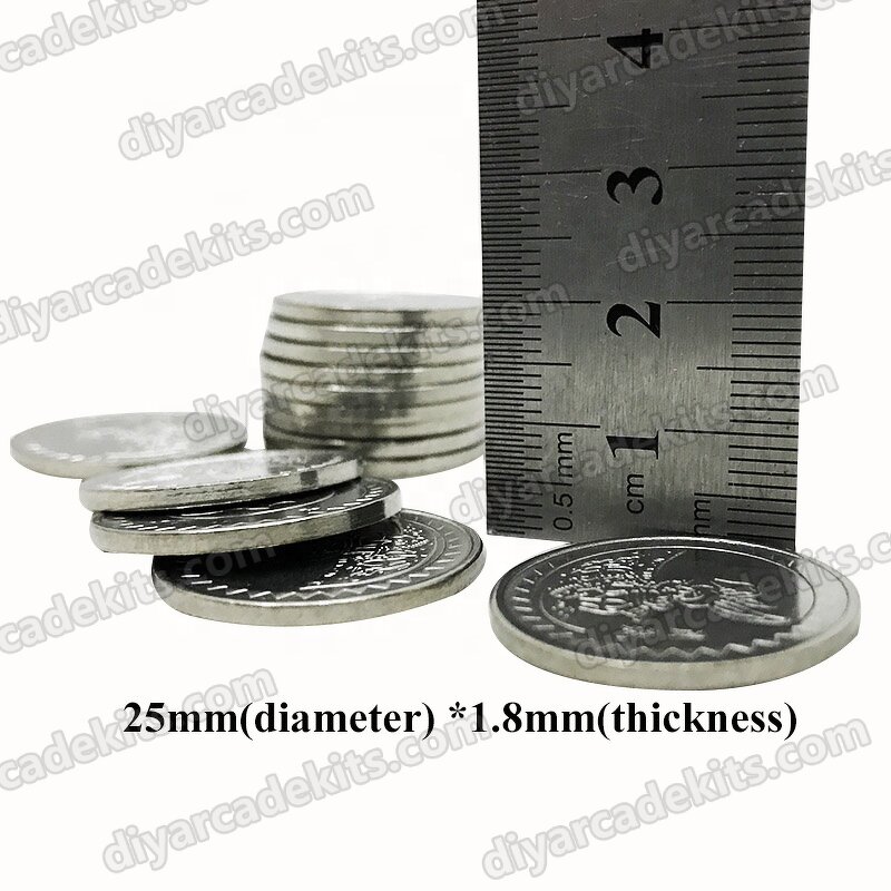 Game Token Manufacturer - OEM Chinese Custom Crane Claw Machines Metal Token Coins
