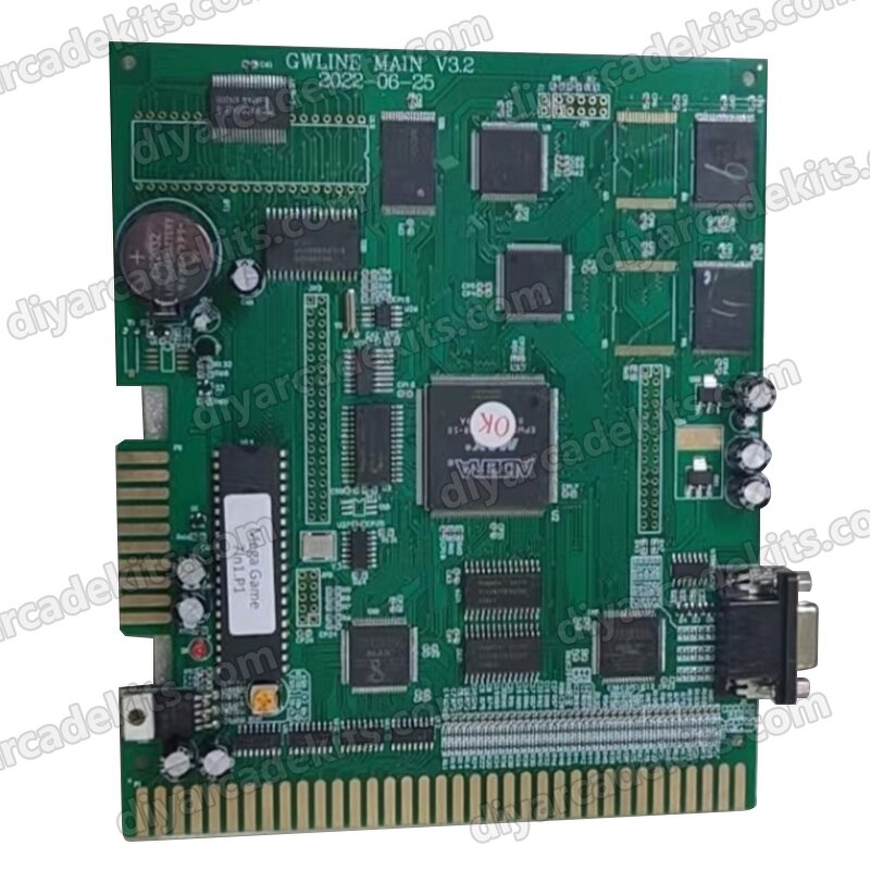 Game Board Manufacturer - OEM Wholesale Cheap Multi Coin Operated 7 in 1 Green PCB