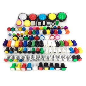 Arcade Push Button Manufacturer - OEM Mechanical 12v 5v RGB LED Mushroom Sanwa Switch