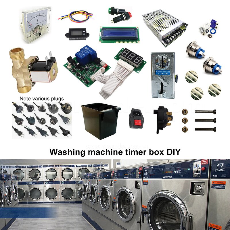 Timer Box Kit Manufacturer - OEM Coin Operated Box for Carwash Washing Machine DIY