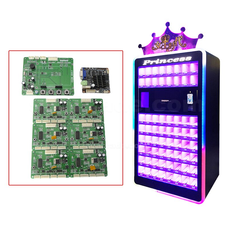 Beauty Vending Kit Manufacturer - OEM Face Mask Eyelashes Wigs Lipstick DIY Motherboard