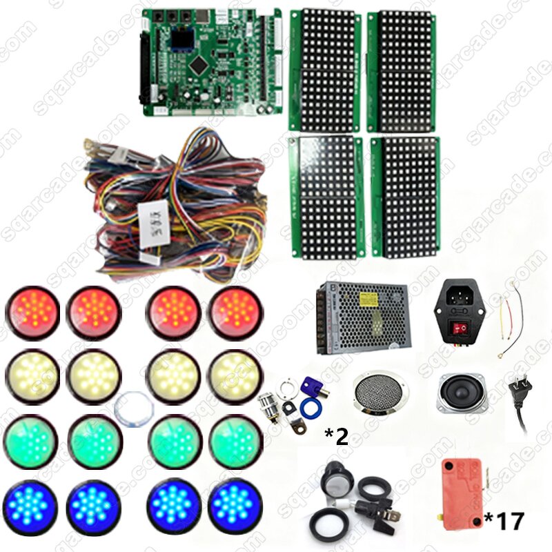 Arcade Game DIY Kit Manufacturer - OEM Coin-Operated 2/4 Player Naughty Beans Chaos