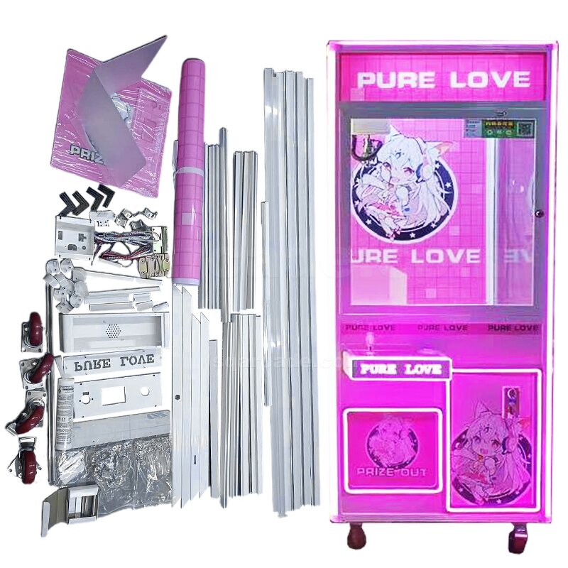 Claw Machine Frame Manufacturer - OEM Kids Prize Dolls Wooden Cabinet Hardware