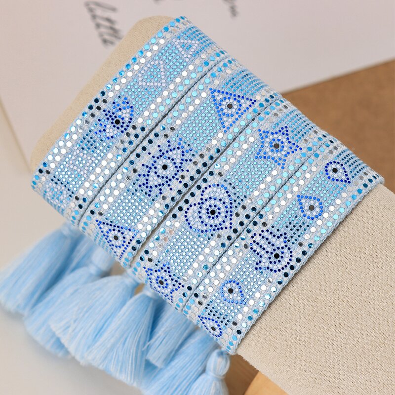 Evil Eye Bracelet Factory - Customized Tassel Hand Glitter Friendship for Women