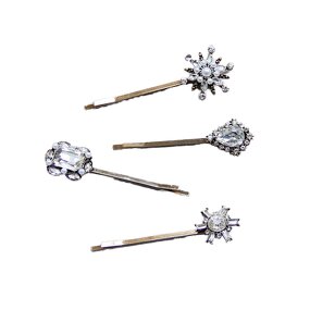 Hairpins Barrettes Supplier - New Design Luxury Alloy Crystal Pearl Bridal