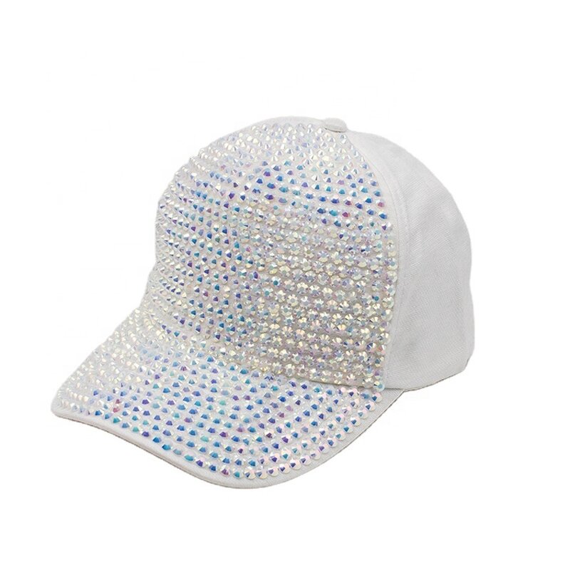 Beads Baseball Caps Supplier - Factory Wholesale Multicolor Ladies Rhinestone Trucker