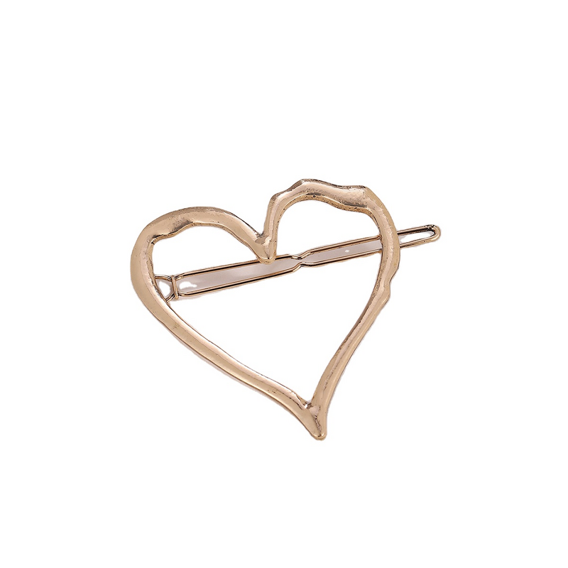 Hair Pins Supplier - Wholesale Minimalist Metal Geometric Alloy Heart Star