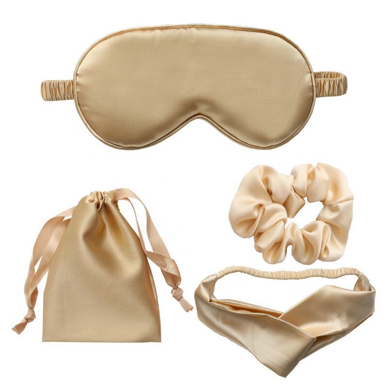 Hair Accessories Set Factory - Wholesale Silk Pillowcase Eye Mask Satin Headbands