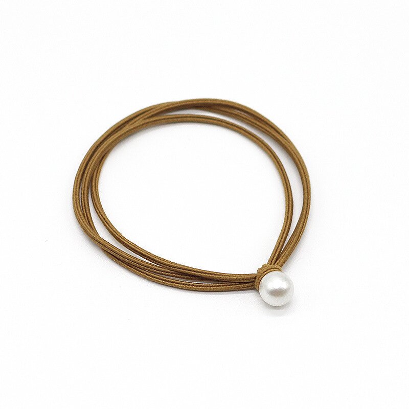 Hair Ties Factory - Wholesale Elegant Pearl Nylon Elastic Lightweight Accessories