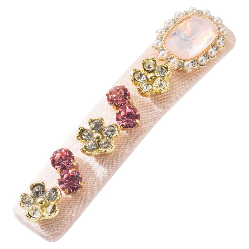 Baroque Hair Clips Supplier - Retro Crystal Gem Rhinestone Velvet Luxury