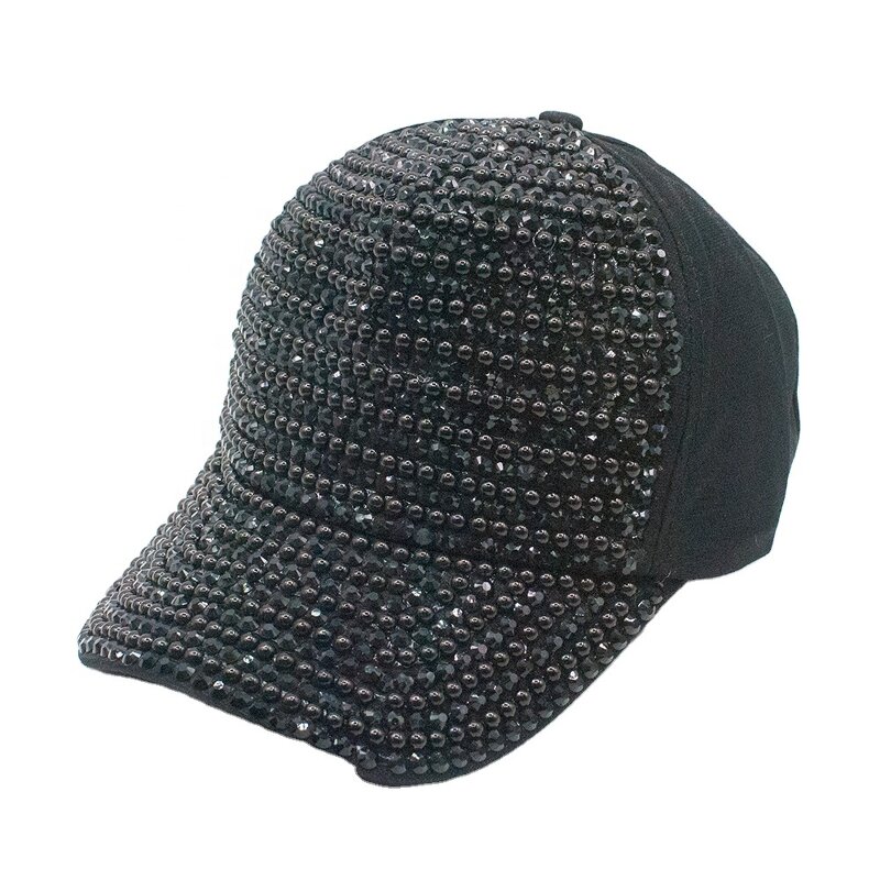 Beads Baseball Caps Supplier - Factory Wholesale Multicolor Ladies Rhinestone Trucker