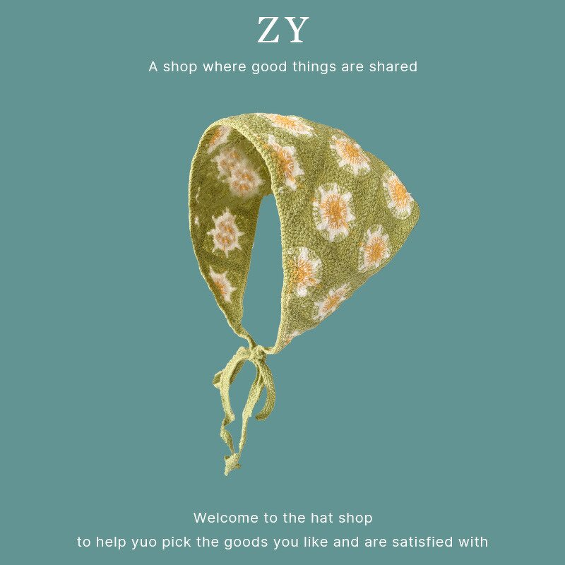 Triangular Binder Turban Factory - Wholesale Designer Custom Logo Flower Head