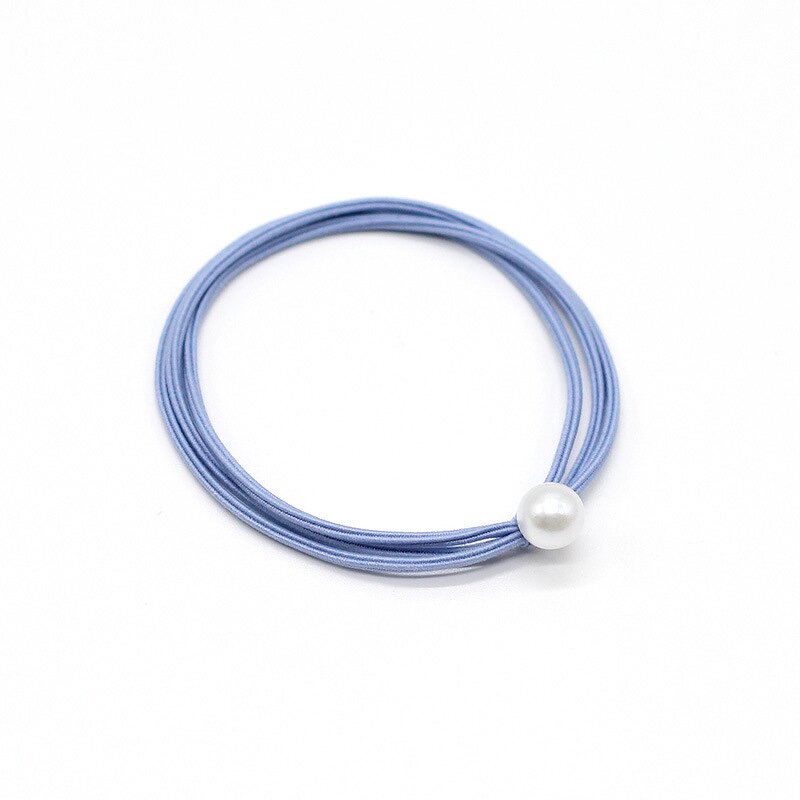 Hair Ties Factory - Wholesale Elegant Pearl Nylon Elastic Lightweight Accessories