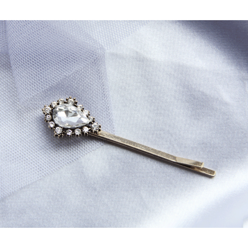 Hairpins Barrettes Supplier - New Design Luxury Alloy Crystal Pearl Bridal