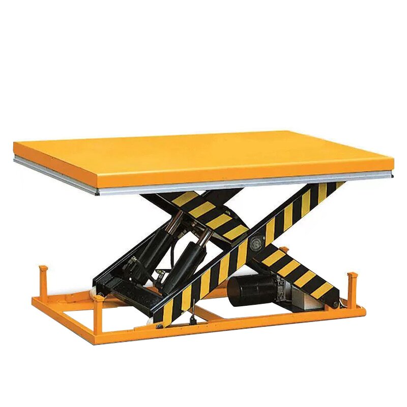 Scissor Lift Table Trolley Factory - Uni-Silent 1000kgs Stationary Mobile Hydraulic Lift Table