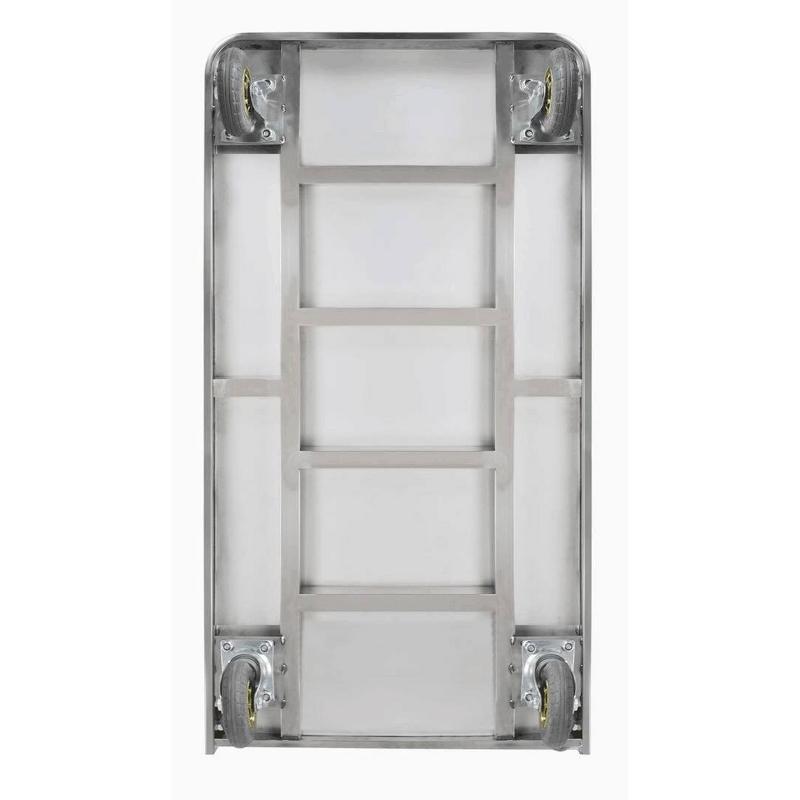 Flatbed Cart Supplier - Uni-Silent Stainless Steel Foldable for Luggage Tools Push